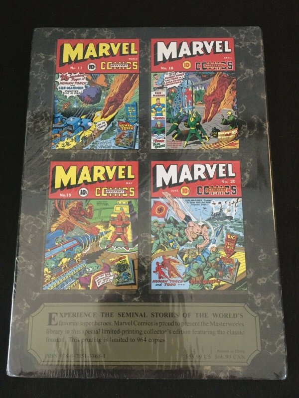 MARVEL MASTERWORKS Vol. 149: GOLDEN AGE MARVEL COMICS Sealed Hardcover