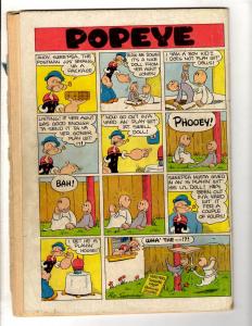 Popeye # 3 GD Dell Golden Age Comic Book Bud Sagendorf Ghost Island JL2