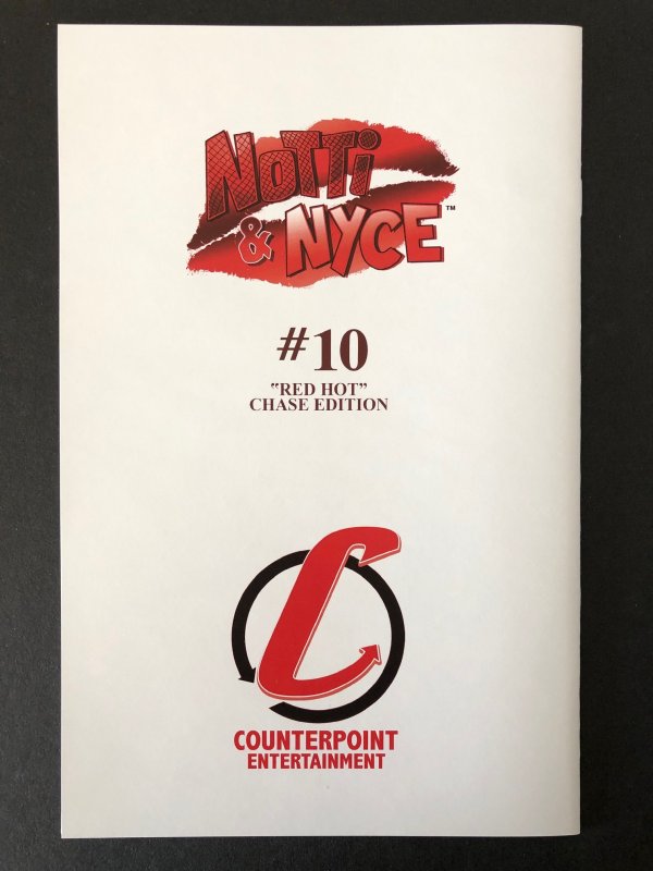 Counterpoint Notti & Nyce SDCC 10 Eric Basaldua Red Hot CHASE Ltd Ed 16/25 NM