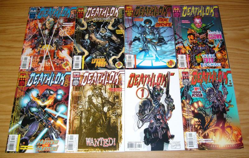 Deathlok vol. 3 #1-11 VF/NM complete series + white variant - joe casey M-TECH