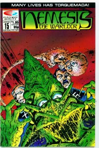 Nemesis The Warlock #15 Fleetway Quality Comics 1986 (FN Water Damage)