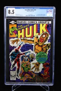 Incredible Hulk #259 - Al Milgrom Cover + Art (CGC 8.5) 1981
