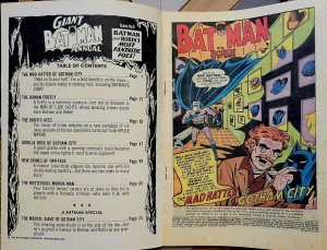 BATMAN ANNUAL #3 FN+ (DC 1962) 80-page GIANT Fantastic Foes Back Cover Gallery