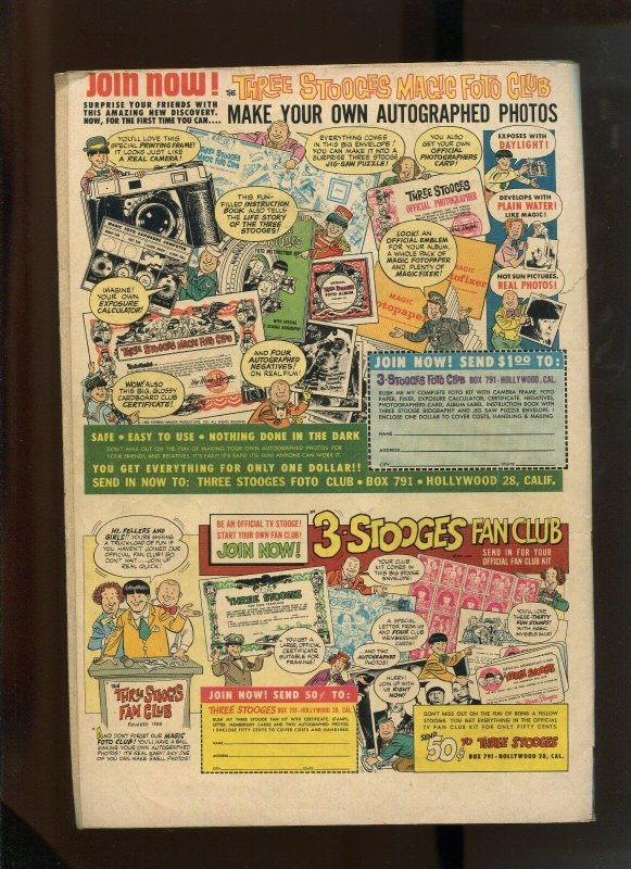 THREE STOOGES #6 (6.0) PHOTO COVER