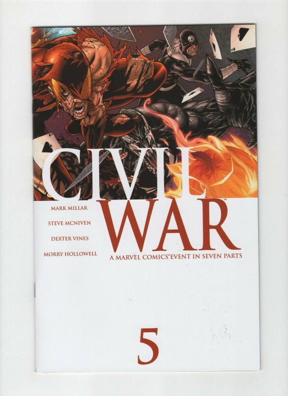 Civil War #4 and #5 (Marvel Comics, 2006) 