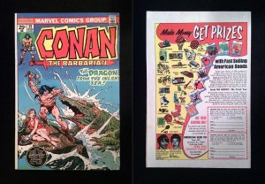 Conan The Barbarian #39  MARVEL Comics 1974 VF-