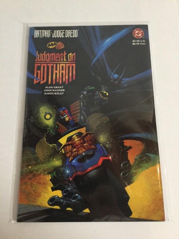 Batman Judge Dredd Judgment On Gotham 1 Nm Near Mint One-Shot 