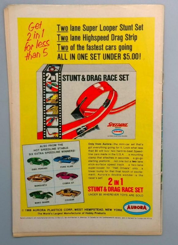 Superboy #152, Top Staple Detached DC Comics, December 1968