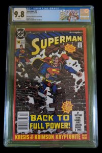 Superman #50 Newstand Second Printing Marvel DC Crossover 9.8 CGC 1990 DC Comics