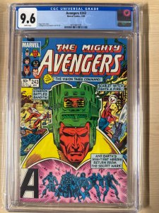 The Avengers #243 (1984) CGC 9.6