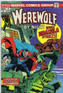 Werewolf By Night #15 ORIGINAL Vintage 1974 Marvel Comics 1st Fight vs Dracula