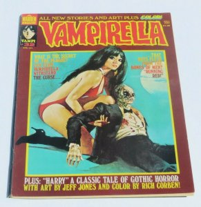 Vampirella #32 FN 1974 Gothic Horror Magazine Fantasy Vampires Running Red Bones