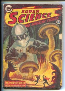 Super Science Stories #18-8/1945-Mushroom horror cover-Rare Canadian variant-...