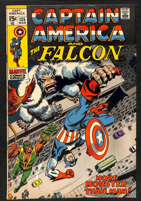 Captain America #135 VF- 7.5