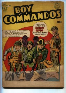 Boy Commandos #2 1943- Simon & Kirby- Hitler- DC Golden Age