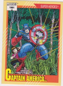 1991 Marvel Universe #54 Captain America