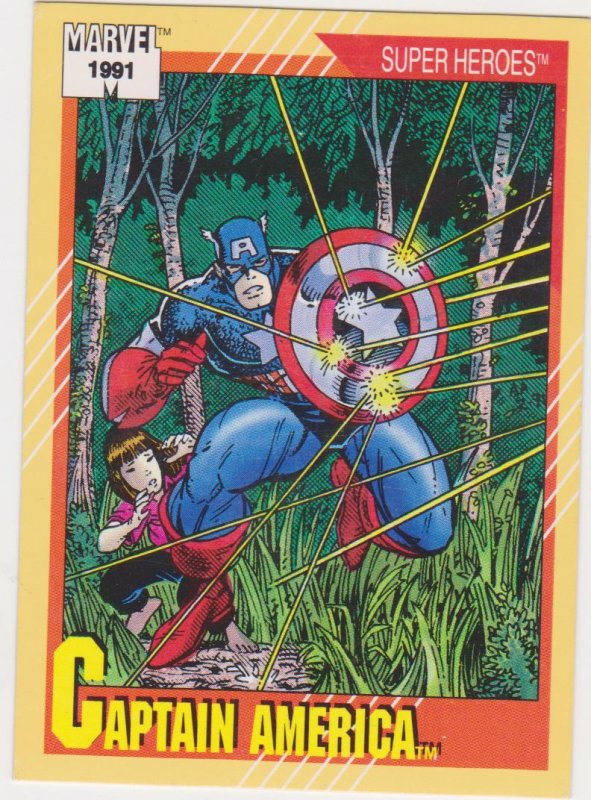 1991 Marvel Universe #54 Captain America