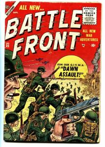 BATTLE FRONT #35 JOE MANEELY-Violent Atlas War Comic 1955