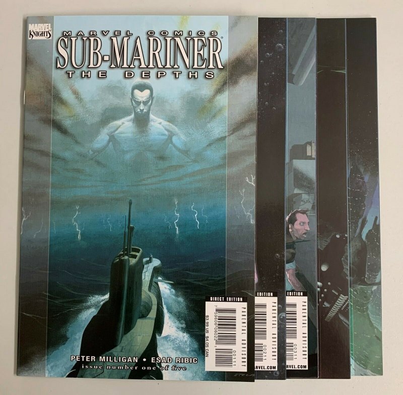 Sub-Mariner The Depths #1-5 Set (Marvel 2008) 1 2 3 4 5 Peter Milligan (9.0+) 