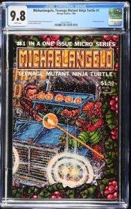 Michaelangelo, Teenage Mutant Ninja Turtle #1-CGC 9.8-1986--first issue--comic b