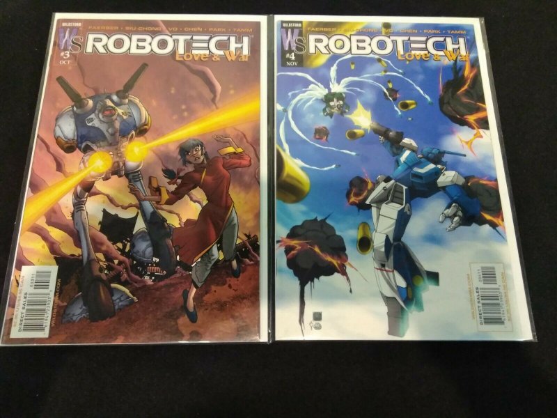 Wildstorm Robotech Love & War #1-6 FULL RUN 1, 2, 3, 4, 5, 6 Manga-Style Comic