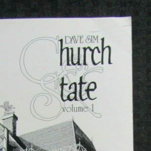 1993 CHURCH & STATE Volume 1 by Dave Sim FN 6.0 SC 5th Aardvark Vanahim