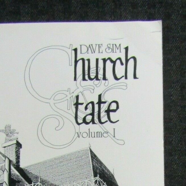 1993 CHURCH & STATE Volume 1 by Dave Sim FN 6.0 SC 5th Aardvark Vanahim