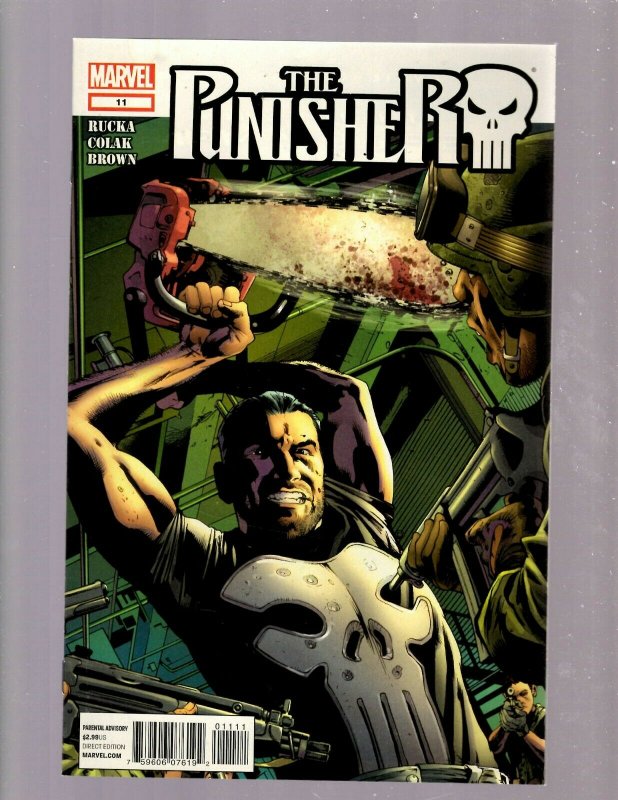 Lot Of 9 Punisher Marvel Comic Books # 1 (Variant) 9 10 11 13 14 15 16 RP5