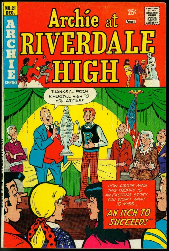 ARCHIE AT RIVERDALE HIGH #21-JUGHEAD/BETTY/VERONICA FN