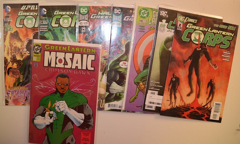 2011 Green Lantern Lot 8 #110, Corps 2, 33, 34, Hal Jordan 43, 44, ... DC Comics