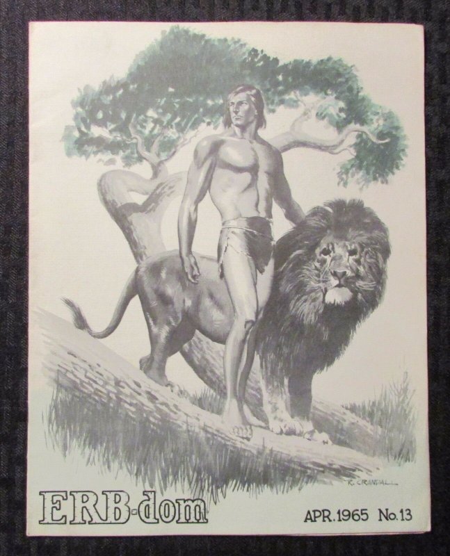 1965 ERB-DOM Fanzine #13 FN- 5.5 Edgar Rice Burroughs - Tarzan Cover 16pgs