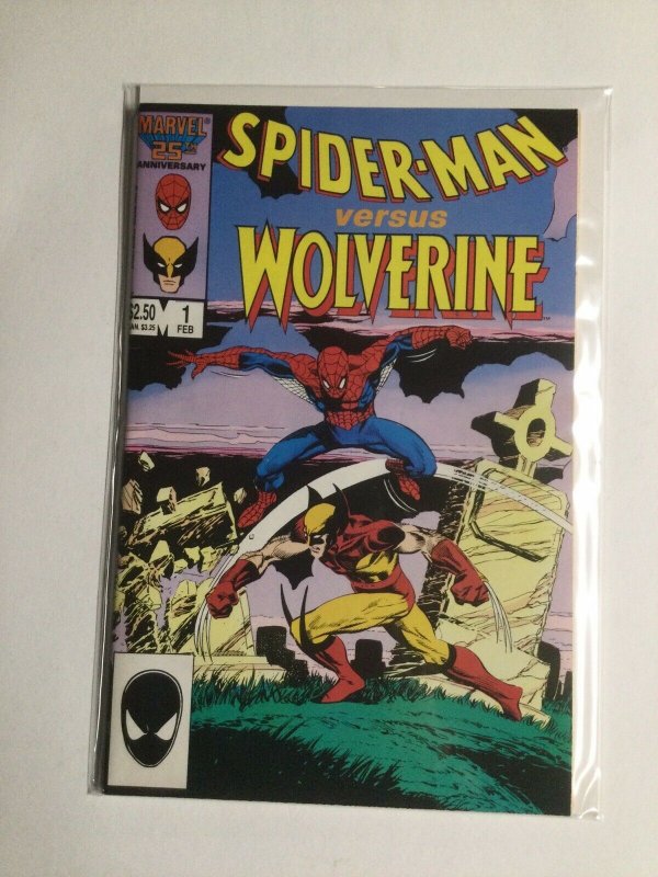 Spider-Man Versus Wolverine 1 Near Mint- Nm- 9.2 Marvel 