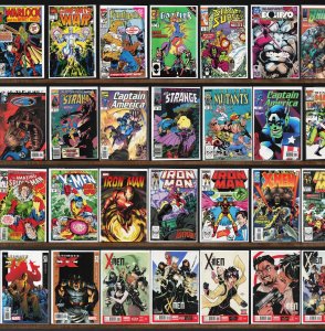 Huge Lot 140+ Comics with X-Men, Iron Man, The New Mutants, Thor & More!