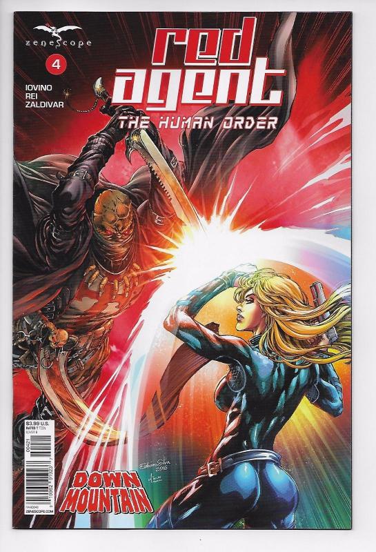 Red Agent The Human Order #4 - Cover B (Zenescope, 2017) - New/Unread (NM)