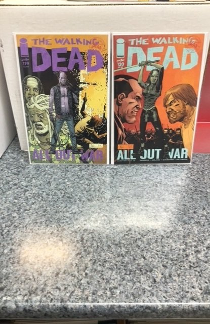 Walking Dead #110-120 set