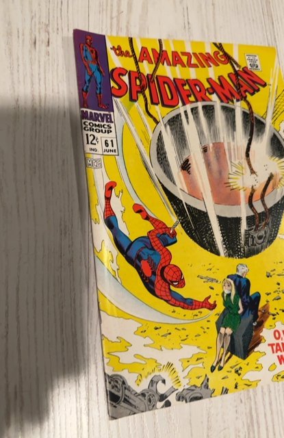 The Amazing Spider-Man #61 (1968) 1st Gwen Stacy Cover