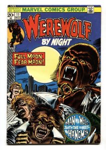Werewolf By Night #11 - 1973 - Marvel - FN - comic book
