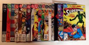 Superman 1 74 75 78-81 124-128 142 145 147 149 Near Mint Lot Set Run