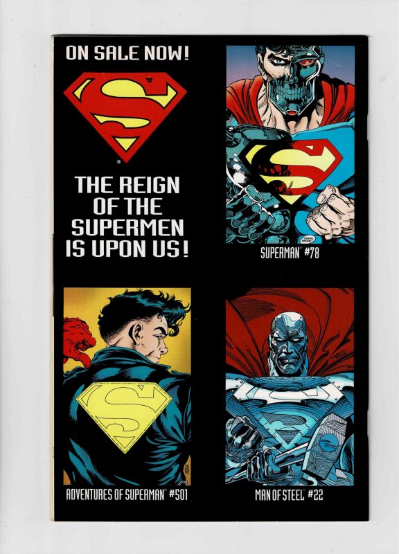 Action Comics #687D (1993) VF (8.0); Poster Included!