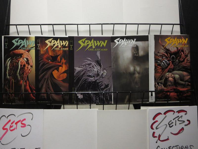 Spawn Comics SPAWN THE UNDEAD 4-8 F-VF+