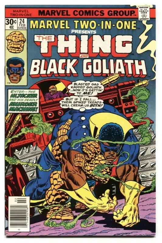 MARVEL TWO-IN-ONE #24 Thing-Black Goliath 1977 NM-