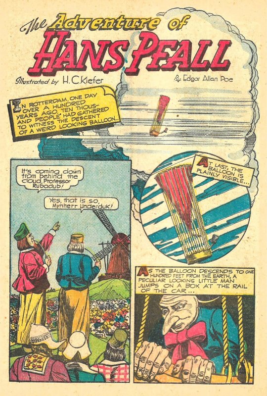 CLASSICS ILLUSTRATED #40 (AUG1947) 4.5 VG+ 1st Printing!  3 POE tales  60 pgs!