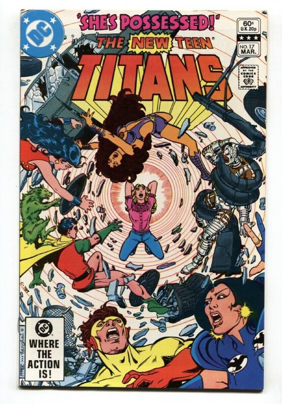 New Teen Titans #17 1985 1st appearance of FRANCES KANE (MAGENTA)