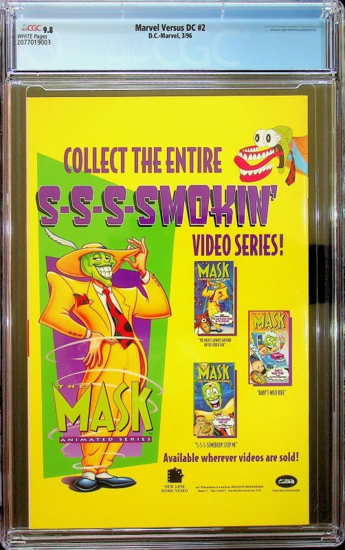 DC Versus Marvel/Marvel Versus DC #2 (1996) - CGC 9.8 - Cert#2077019003
