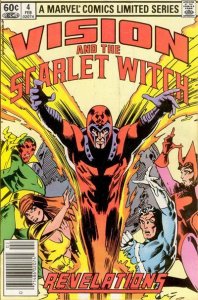 Vision And Scarlet Witch (Vol. 1) #4 (Newsstand) VF ; Marvel | Bill Mantlo Magne