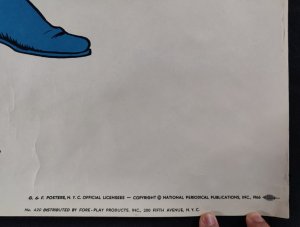 Vintage 1966 Batman The Caped Crusader Pop Art 27 x 41 Poster