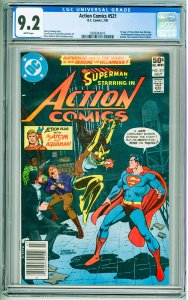 Action Comics #521 (1981) CGC 9.2! 1st Appearance of Vixen!