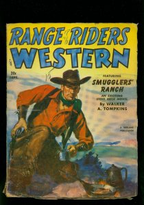 Range Riders Western Pulp September 1951- Steve Reese- Smugglers Ranch - VG