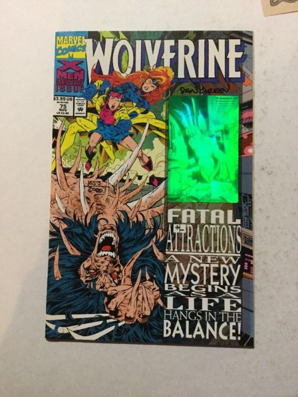 Wolverine 75 NM Near Mint Signed By Dan Green W/ C.O.A.