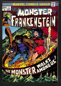 Frankenstein #5 FN/VF 7.0 Marvel Comics